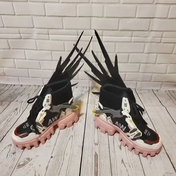 Anthony Wang Sour Sop 04 Gundam Wing Pink Sneakers US Women 8 - Picture 2 of 6